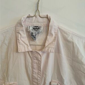 Vintage Pink Button-Up Jumpsuit Coveralls